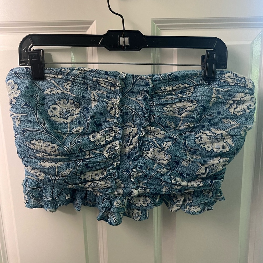 Anthropologie strapless top!